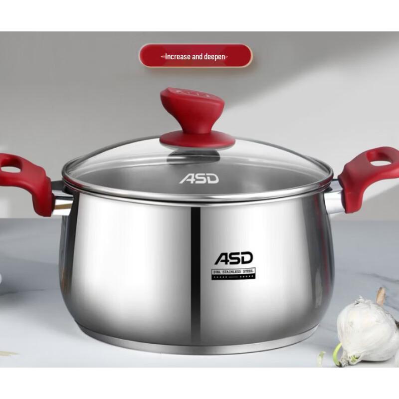ASD 316L Stainless Steel 22CM Soup & Milk Pot