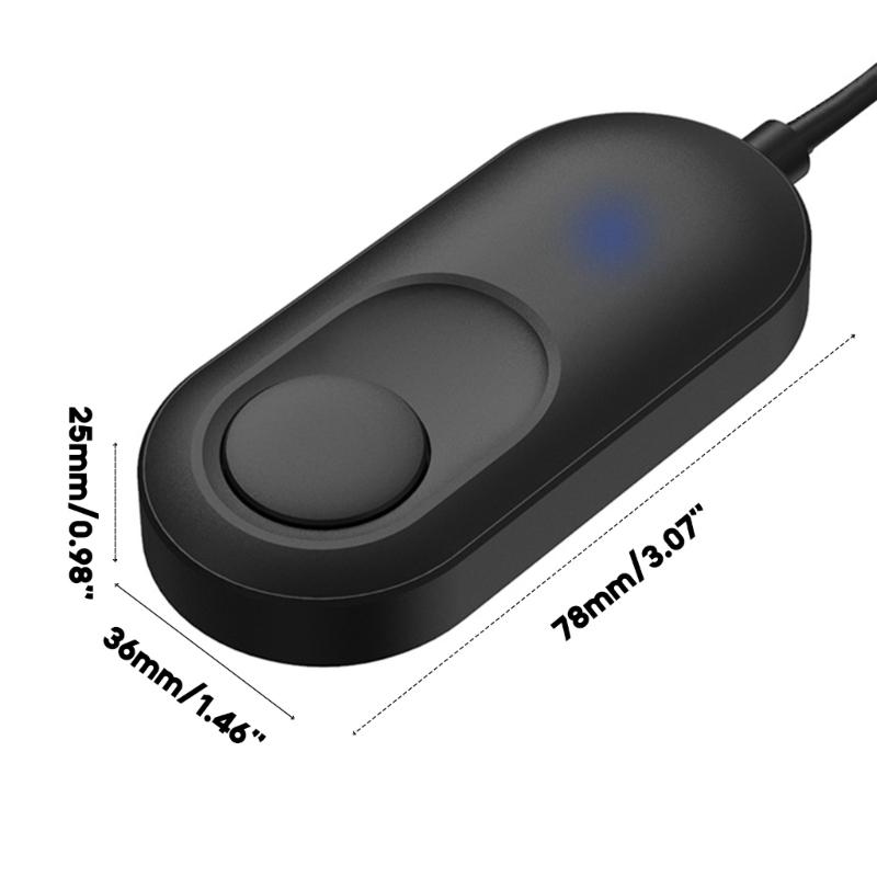 USB Mouse Jiggler Tiny Undetectable USB Mouse Mover 3 Speeds Mouse Movement Simulator Plug-Play
