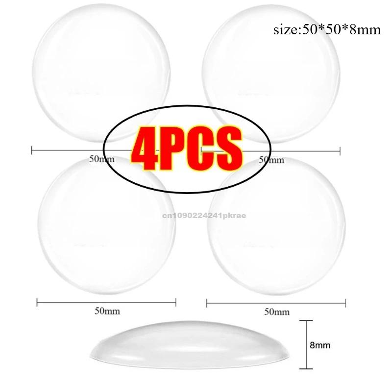 Self-Adhesive Door Stopper Handle Bumpers Silicone Mute Anti-Shock Protection Porte Pad Home Decoration Wall Protection