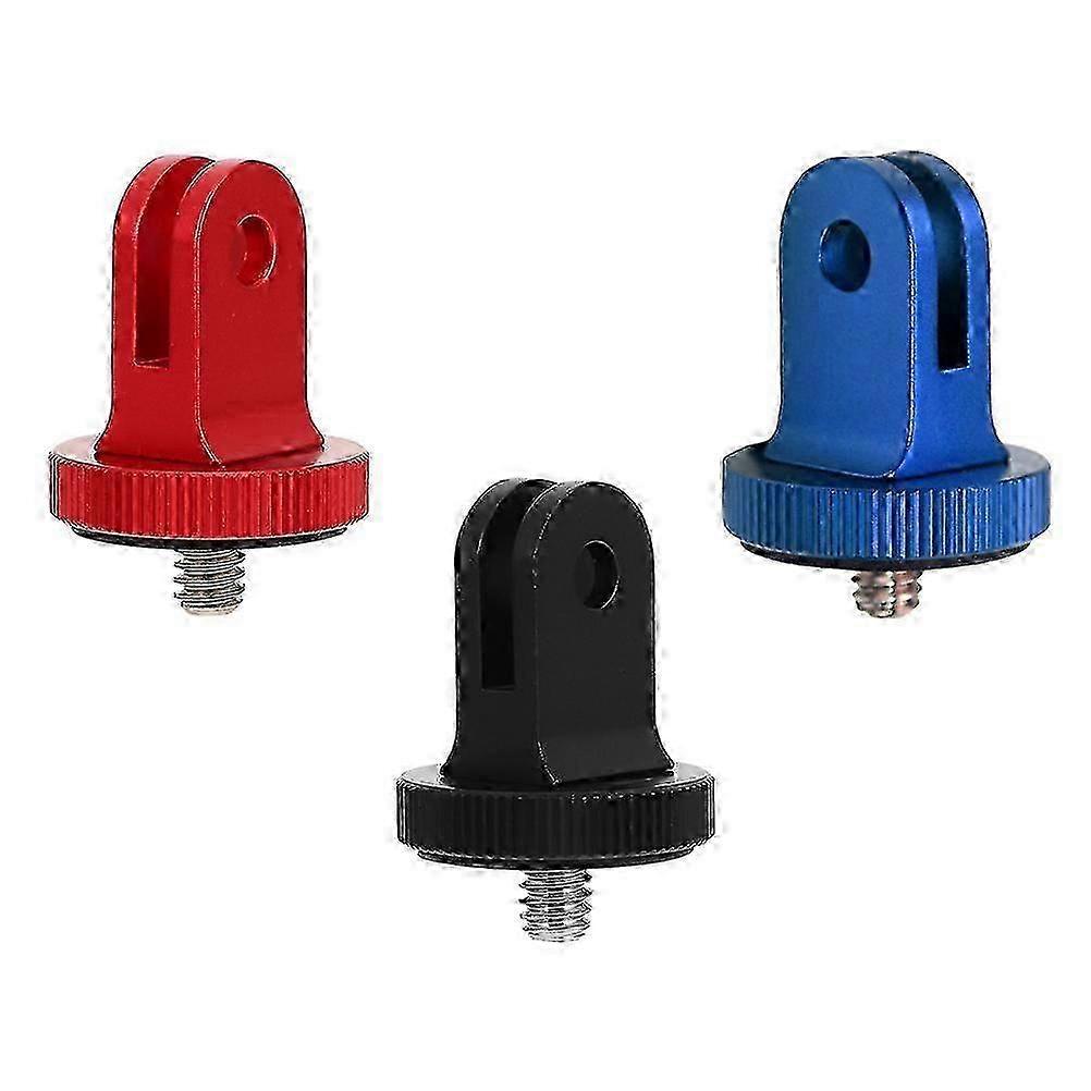 Aluminum Tripod Mount Mini Tripod Adapter Blue Travel 3Pcs hwyC