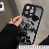 Fuzzy Black Rose Is Suitable for Apple 16 Mobile Phone Case iPhone13/14 Diablo 11Pro Silicone 12 Anti-drop XS