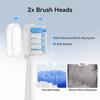 C11 Electric Toothbrush Sonic Sweeping Toothbrush 30 Scientific Swing 1 Brush Handle 2 Brush Head