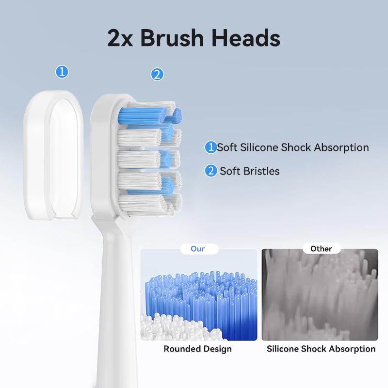 C11 Electric Toothbrush Sonic Sweeping Toothbrush 30 Scientific Swing 1 Brush Handle 2 Brush Head