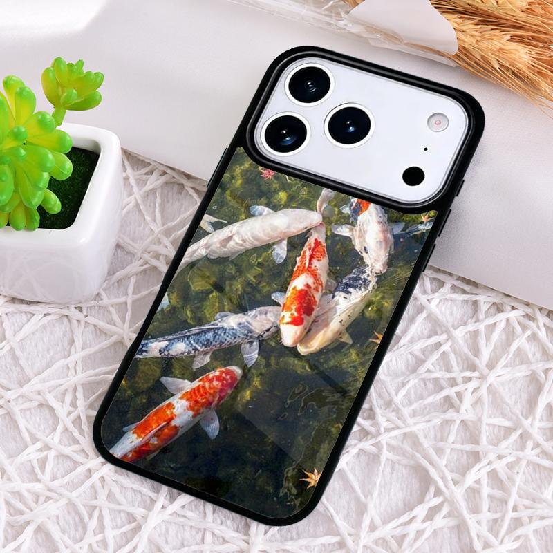 FISHING 3 RODS BY LAKE fish Colored Phone Case for iPhone 17 Air 16 15 11 12 14 13 Pro Max Shockproof Cover