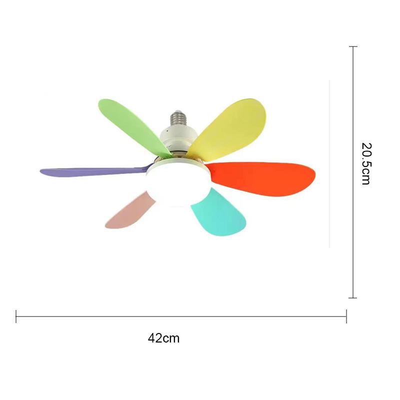 

Потолочный вентилятор Внутреннее освещение Светодиодный потолочный светильник E27 База Гостиная Спальня Обеденный стол Домашнее украшение Потолочный вентилятор со светом Without base