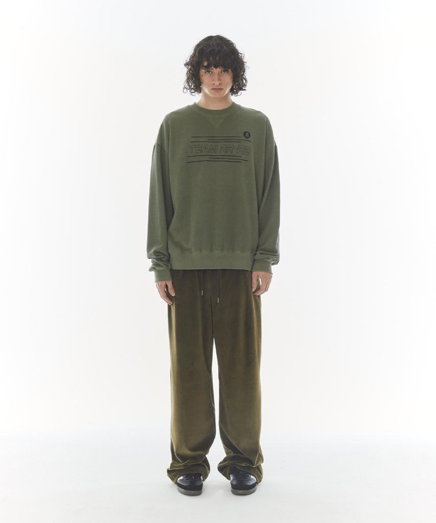 REST&RECREATION Velvet Jogger Pants - Khaki
