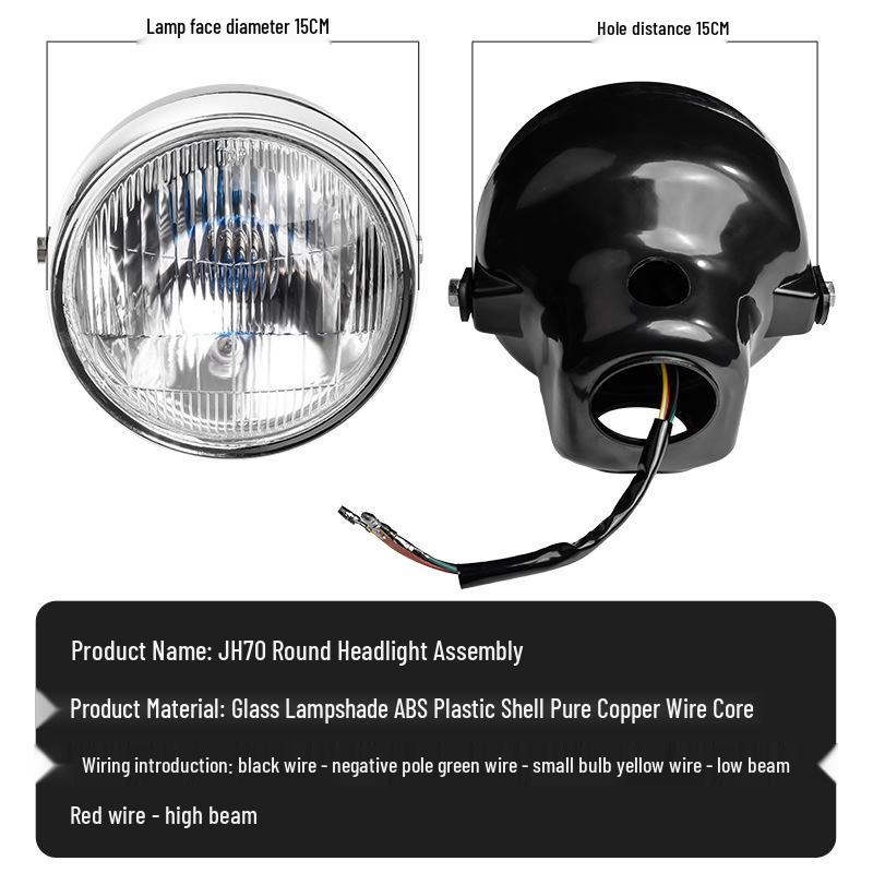 Jialing JH70 Motorcycle Headlight Taillight Turn Signal Assembly