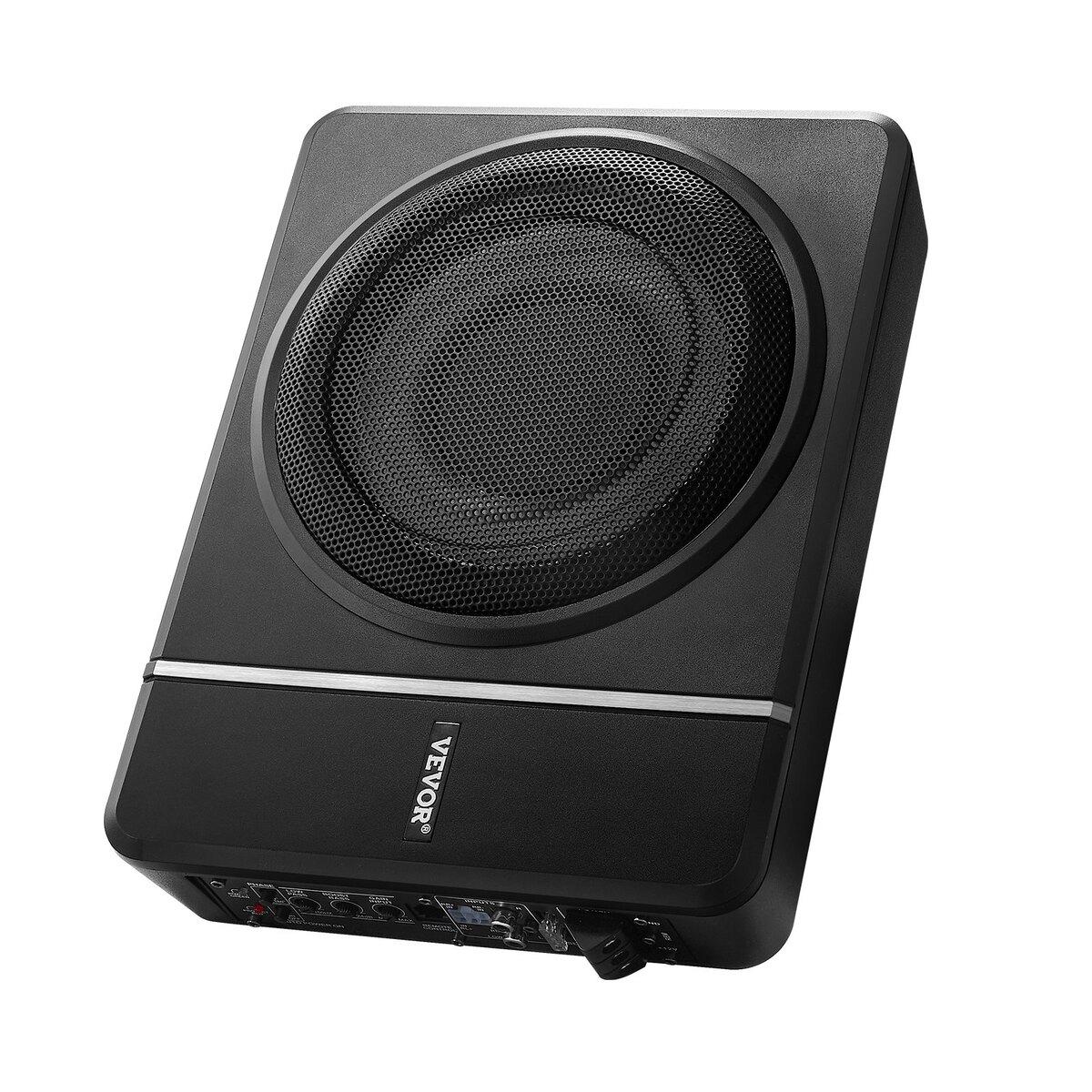 Subwoofer de voiture sous le siège 8  240W Système de subwoofer amplifié fin pour voiture/camion