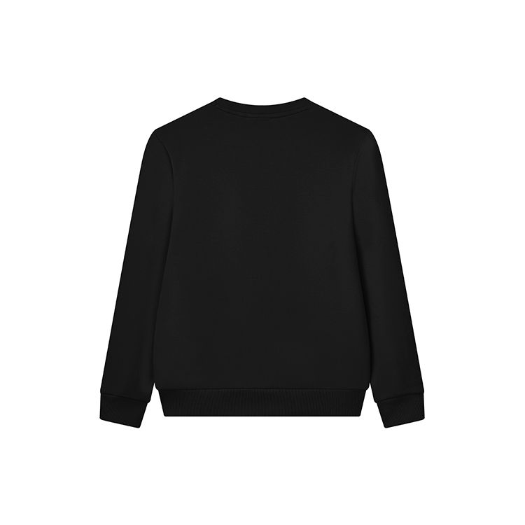 Fila SS22 Logo Print Crewneck Sweatshirt Men Sweatshirt Black F51M148236FBK