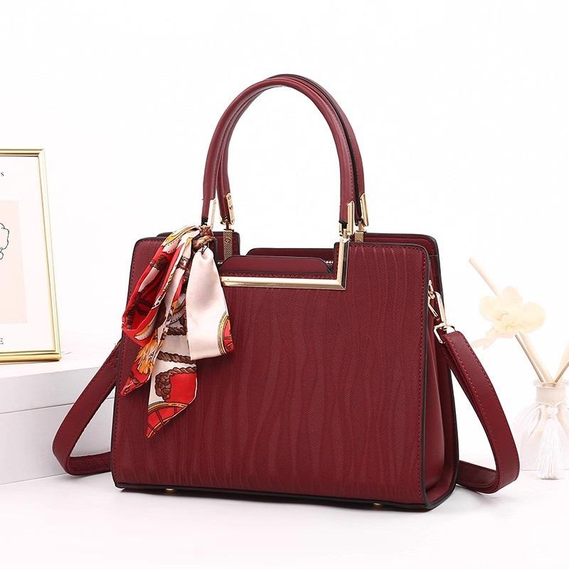 High-end Red Bag, New Temperament Fashion Handbag, Women's Mother Bag, Large-capacity Messenger