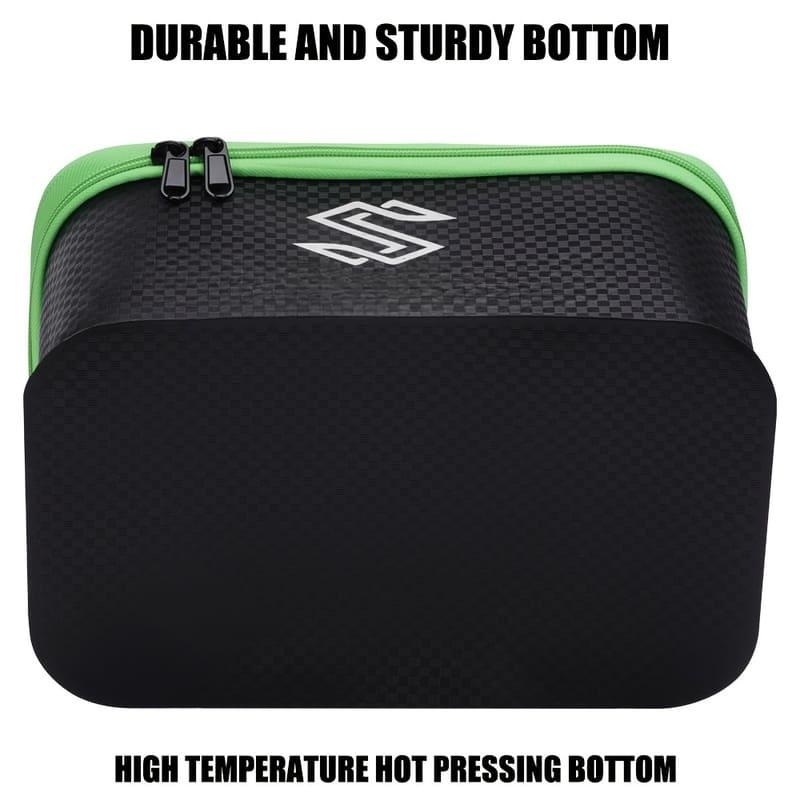 EVA Tackle Box Durable Waterproof Tackle Storage Box Carbon Fiber Pattern Contains Live Fish Bucket and Line Float Suitable for All Anglers