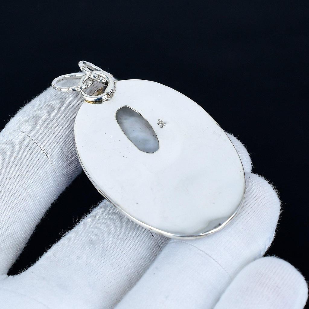 Moonstone Pendant, 925 Sterling Silver Handmade Jewelry, Moonstone Silver Pendant, Party Wear Jewelry For Women's, Pendant Birthday Gift