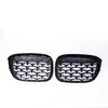 2PCS Car Front Grills Kidney Grill For BMW X3 G01 G08 X4 G02 2018-2021 Bumper Diamond Trim Racing Grille Meteor Styling