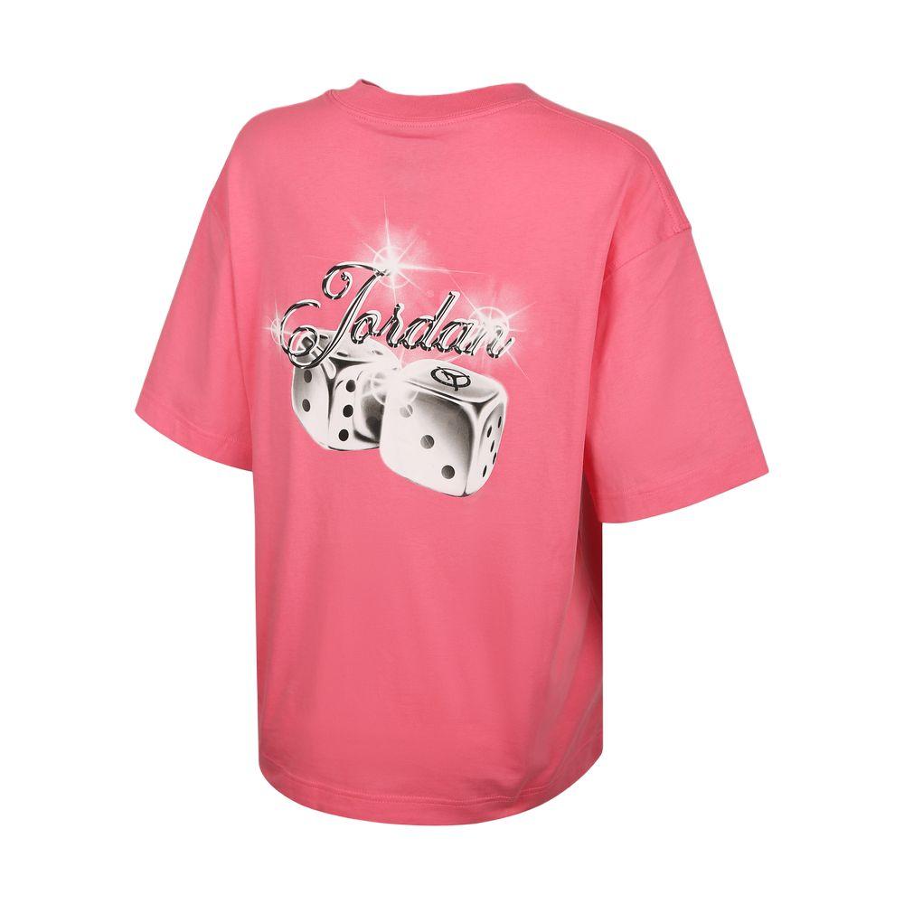 Jordan As W J Brk Ss Gf Gfx Tee Dice Sports Casual Crew Neck Short Sleeve T-Shirt Women Tops IM7351-670