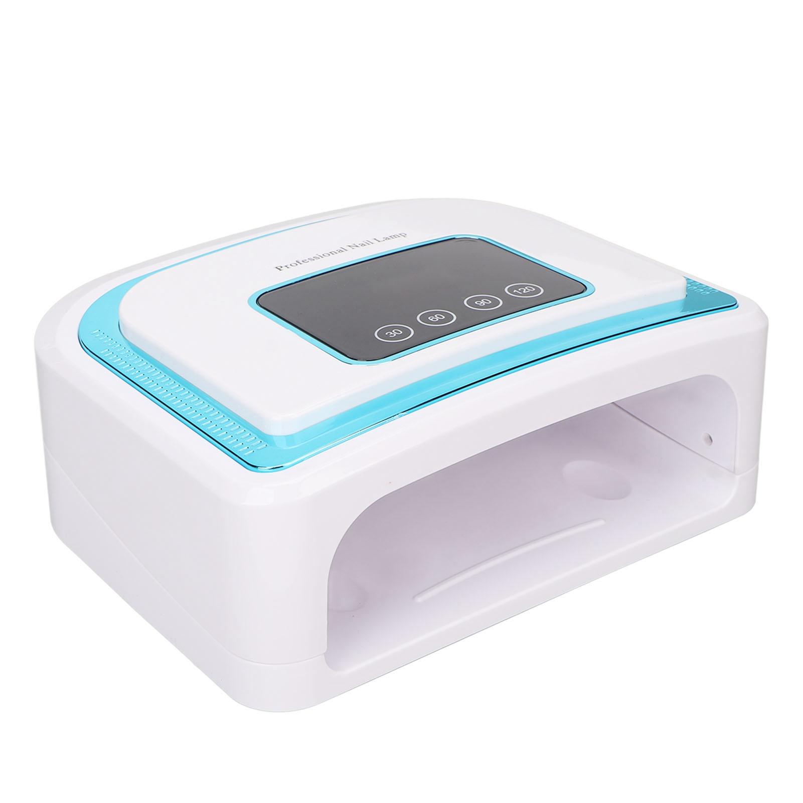 

120 Вт УФ-лампа для ногтей с быстрой полимеризацией, 4 таймера, ЖК-экран, инфракрасный датчик, лампа для ногтей с гелем EU PLUG