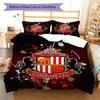 Sunderland logo Bedding Quilt Set Quilt Cover Pillowcase Home Decoration Birthday Gift (1 * duvet cover + 2 * pillowcase, without core)
