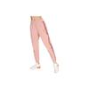 Li Ning Color Block High Waist Elastic Quick Dry Sports Pants Women Bottoms Pink AYKS356-7