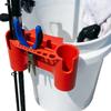 Fishing Bucket Gear Tray, Plastic Side Storage Rack for Small Item Pickup, Practical Bucket Accessory for Pond Fishing and Outdoor Use