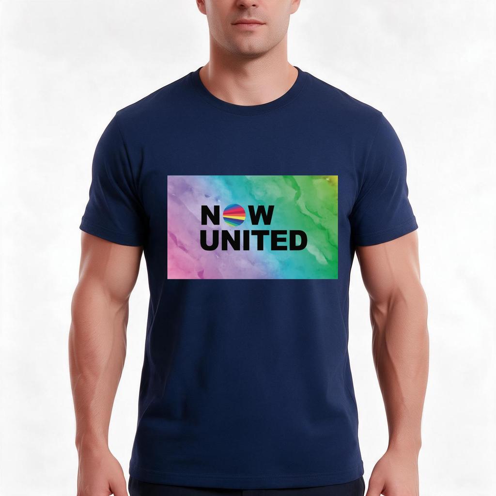 Now United Water Colors Tshirt Summer Casual Cotton Tee Oversized Streetwear Tops Vintage Graphic Print Unisex Unisex Unisex