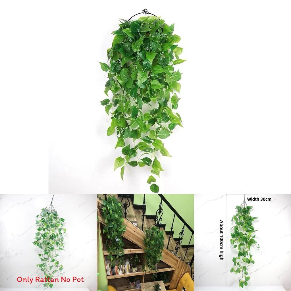 Epipremnum Aureum Artificial Green Vine Wall Decor For Living Room And Events