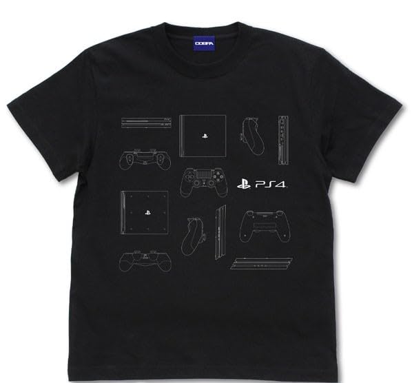 

[Official] Cospa PlayStation T-shirt for PlayStation4 BLACK L size