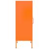 Storage Cabinet Orange 42.5 x 35 x 101.5 cm Steel