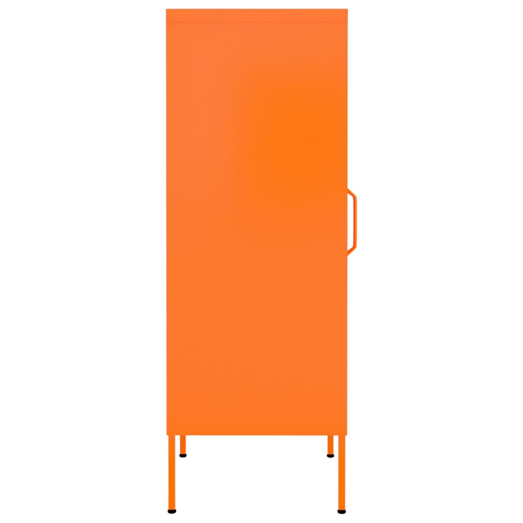 Storage Cabinet Orange 42.5 x 35 x 101.5 cm Steel