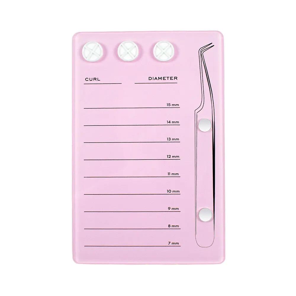 Extension Scale Holder False  Eyelashes Pad Lash Magnetic Makeup Tools makeup  Acrylic Lash Board With Glue Pallet Cup Eyelash