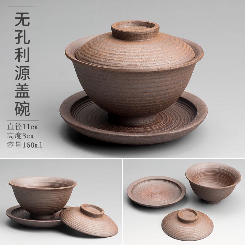 Japanese-Style Handmade Teapot - Retro Coarse Pottery Stoneware, Portable Ceramic Teaset for Kungfu Tea