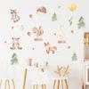 Cartoon Rabbit Wall Stickers for Kids Room Background Baby Nursery Wall Decals Living Room Decoration Bedroom Home Decor
