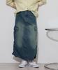 Denim Cargo Skirt [atONE]