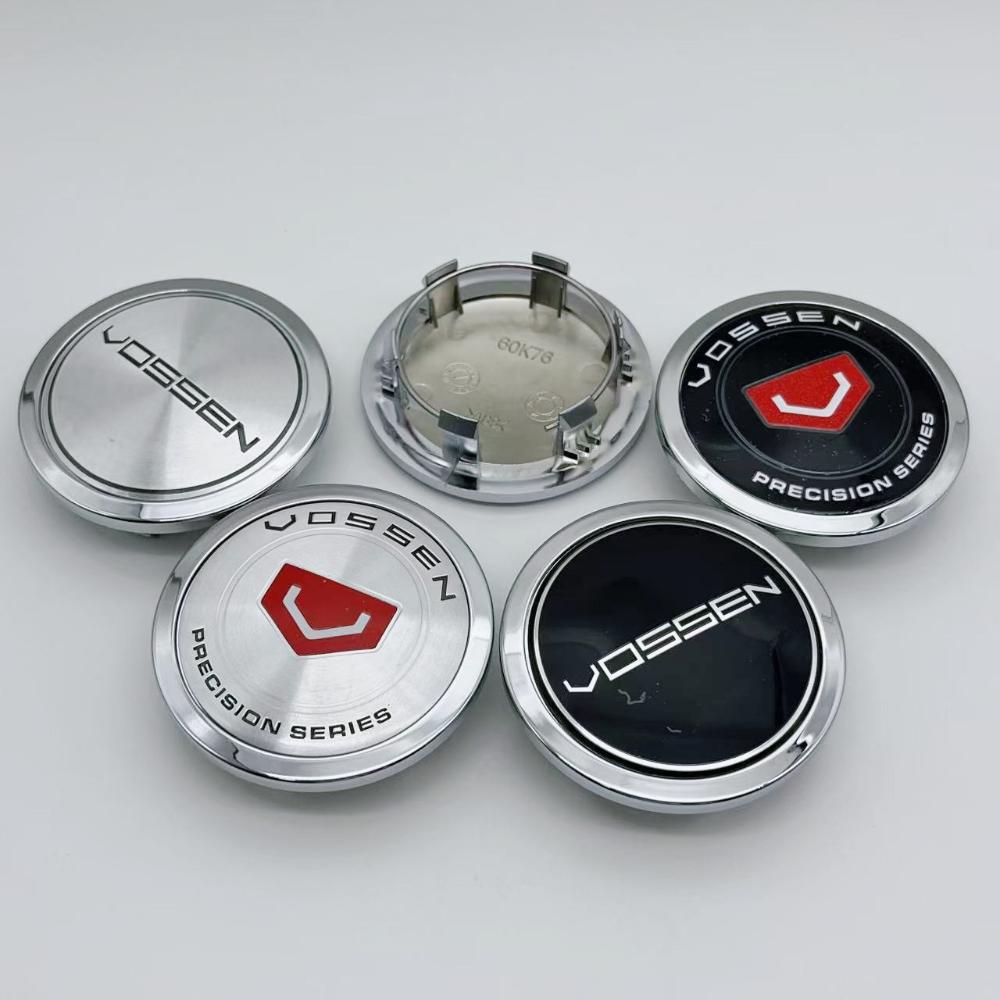 4 buc 76mm (Diametru interior 60mm) Capace Centrale Roți Auto Cu Emblema Logo Vossen Accesorii pentru Jante Porsche Hubcaps Roți Capac Butuc Înlocuire