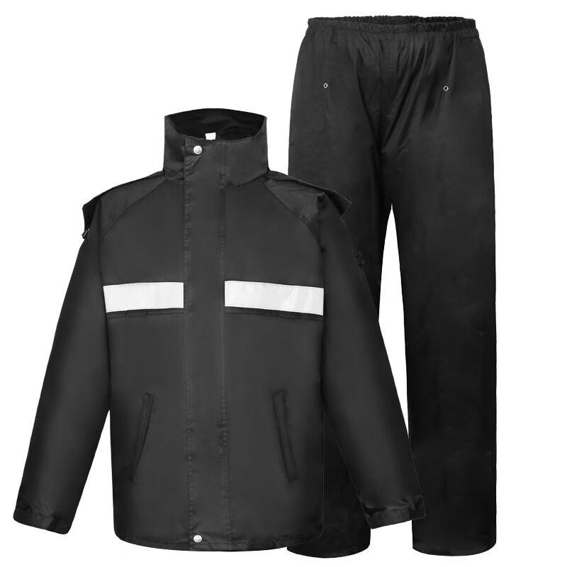 Buycrazy Heavy-Duty Double-Layer Split Rain Suit