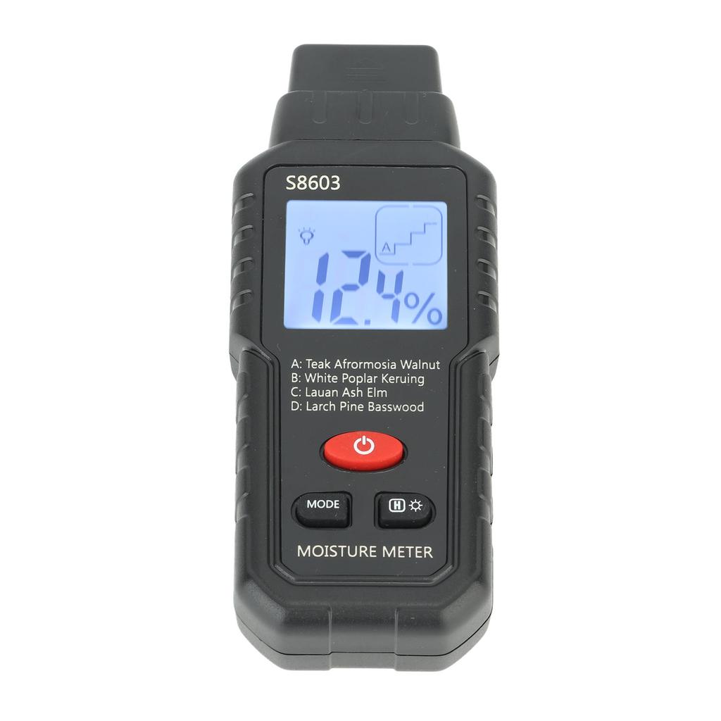 Digital Wood Moisture Meter ABS Wood Humidity Tester Light Weight Timber Damp Detector for Home