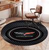 Sports car Pattern Round Rug, Indoor/Outdoor Mat, for Picnic, Gameroom, Bedroom, Office, Living Room, Home Decor Carpet, Birthday Gift