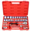 32pcs Mechanics Tool Set ,1/2" Drive Deep And Standard Sockets,Ratchet Wrench Set, Mechanic Tool Kits For Auto Repair