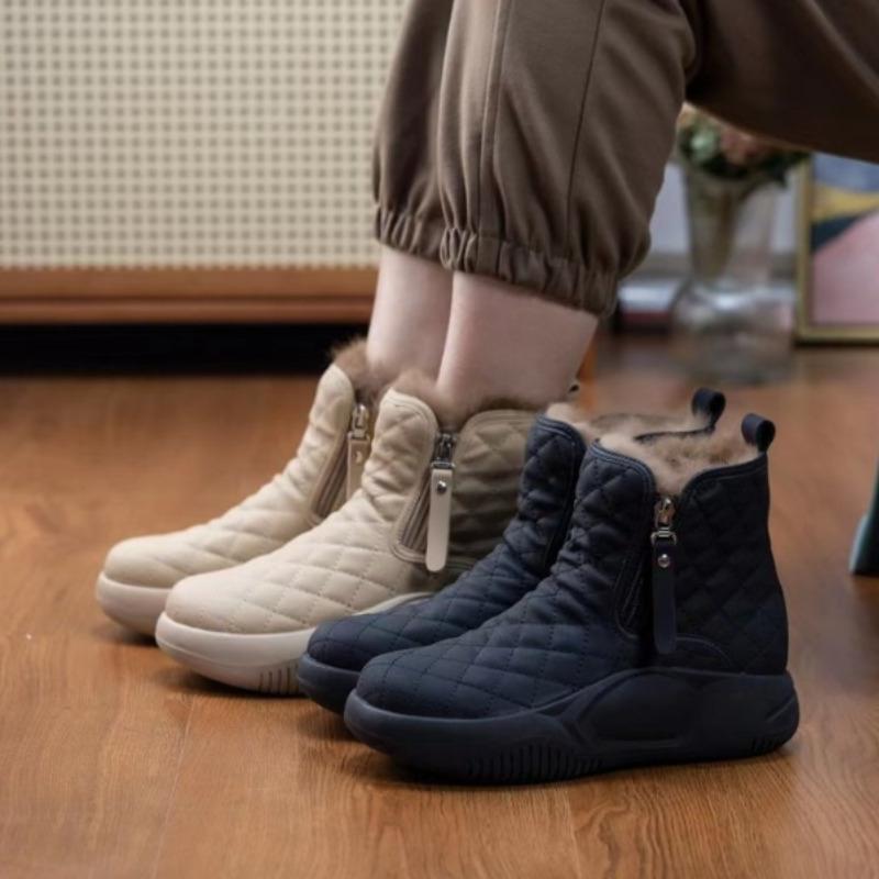 Fashion Thick Bottom Side Chain Warm Comfortable Snow Boots for Women In 2024 Winter New Fashion Casual Casual Short Boots for Women’s