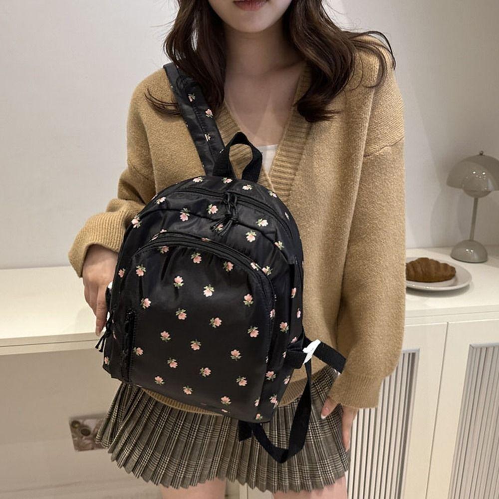 Korean Styles School Bag Large Capacity Girls Handbag Fashion Travel Bag Daily Use