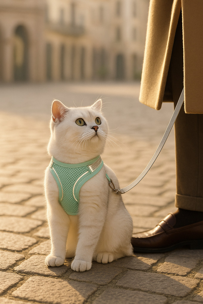 Dog Harness for Small Dogs Cats Reflective Pet Harness And Leash Set Adjustable Breathable Pet Chest Vest Leash Dog Accessories