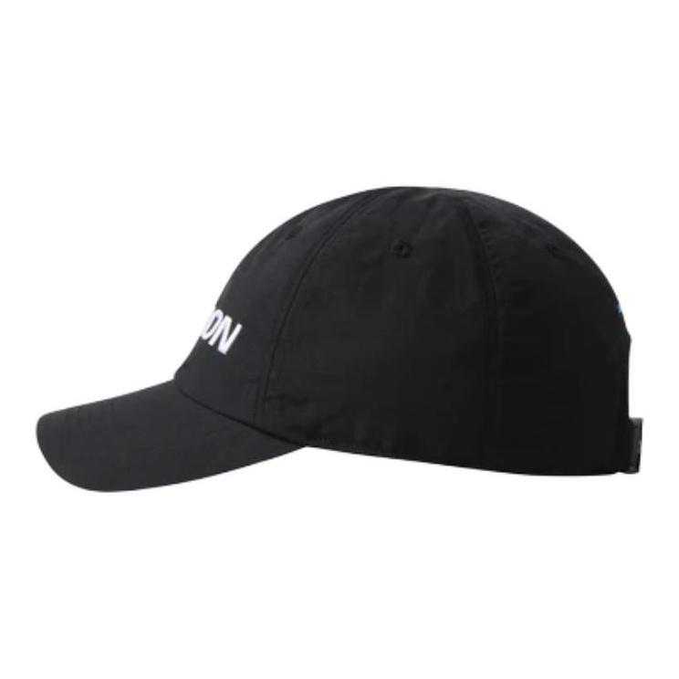 Salomon Personalized Design Nylon Duckbill Cap Unisex caps Black LC2980500