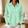 Women's Fashion Casual Button Down Long Sleeve Top