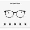 Stylish Round Anti Blue Light Prescription Glasses Retro Ultra Lightweight Comfortable Eyewear for Men Women