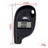 1Pc Portable Black Mini Tire Pressure Gauge-Card Holder,Car Tire Pressure Gauge,Digital Tire Pressure Tester,Car Accessories