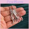 Geometric Water Crystal Moon And Star Earrings With Electroplated Alloy For Fashionable Women