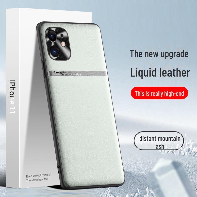 Apple 11 Liquid Leather Phone Case - Anti-Fall & Anti-Fouling Protective Cover