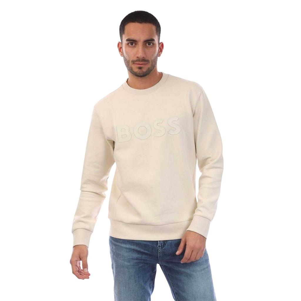 Boss Mens Logo Stretch Sweatshirt