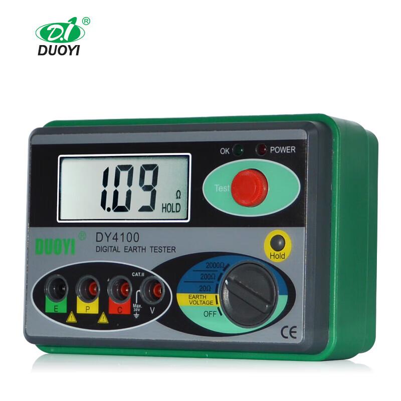 DuoYi DY4100 Digital Ground Resistance Tester (CN Version)
