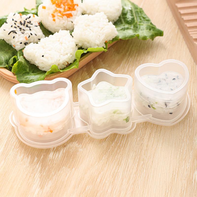 Cartoon Shape Rice Ball Set Diy Sushi Molds Press Mold Kitchen Accessories Baby Food Supplement Tools Creative Lunch Bento