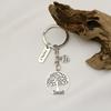 Vintage Tree of Life Alloy Pendant Keychain - Thanksgiving Holiday Gift & Decoration
