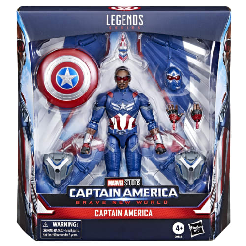 Hasbro Marvel Legends Series Captain America: Brave New World Collectible 6-inch (15cm) Deluxe Action Figure G0158, Authentic